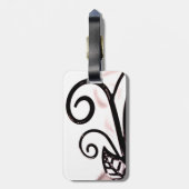 Eiserne Pflanze Gepäckanhänger (Rückseite vertikal)