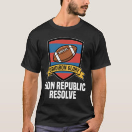 EISERNE REPUBLIK ENTSCHEIDUNG - NEW ENGLAND FOOTBA T-Shirt