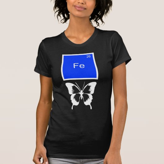 Eiserne Schmetterlingsteil Puff T - Shirt (Vorderseite)