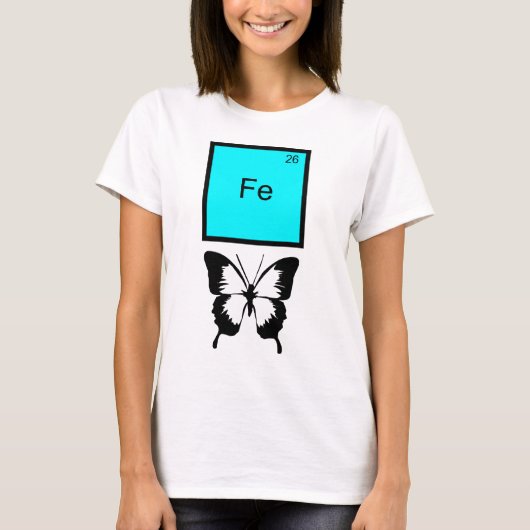 Eiserne Schmetterlingsteil Puff T - Shirt (Vorderseite)