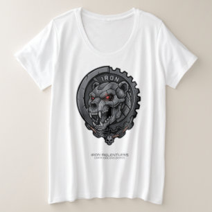 Eiserne Unerbittliche Hartcore-Ausdauer   Fitnesss Große Größe T-Shirt