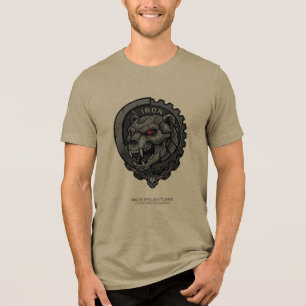 Eiserne Unnachgiebigkeit Hartes Ausdauertraining Tri-Blend Shirt