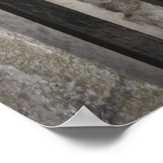 Eiserne Werkstor - Nah Poster (Ecke)