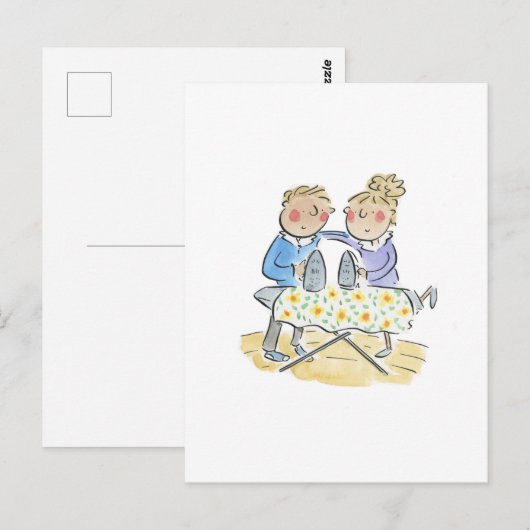 Eiserner Jahrestag Postkarte (Vorne/Hinten)