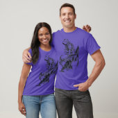 Eiserner Riesenfreund retro T-Shirt (Unisex)