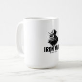 Eiserner Wille Soldat 1993 Emblem Kaffeetasse (Vorderseite Links)
