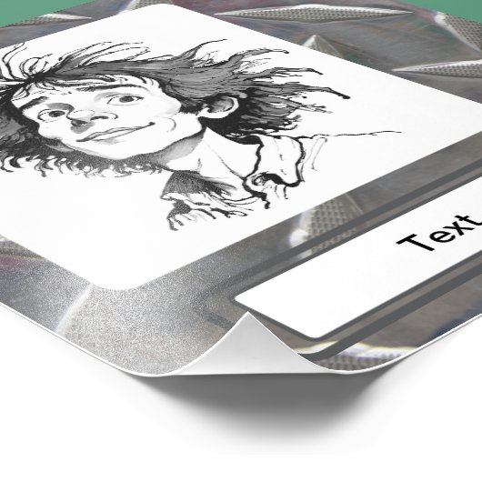 Eisernes Gefühl Fotodruck (Ecke)