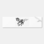 Eisernes Pferd Autoaufkleber (Vorne)