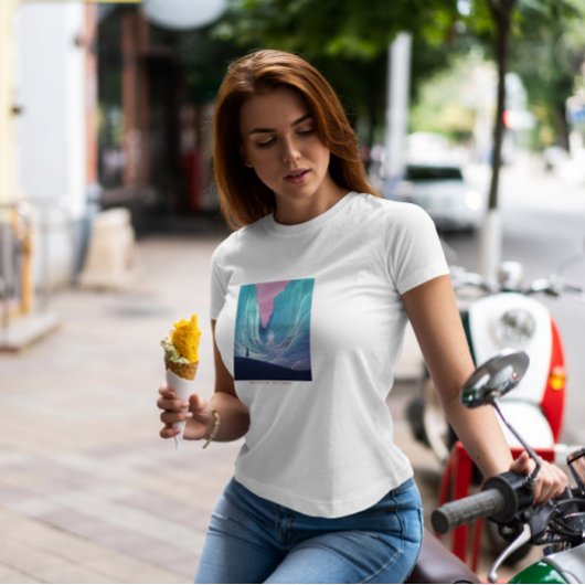 Eisfantasy Landschaft T-Shirt