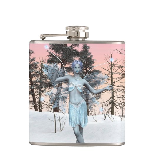 Eisfee Flachmann (Vorderseite)