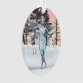 Eisfee Ornament (Vorderseite)