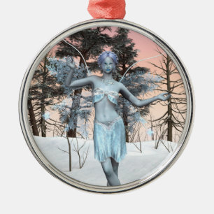 Eisfee Ornament Aus Metall