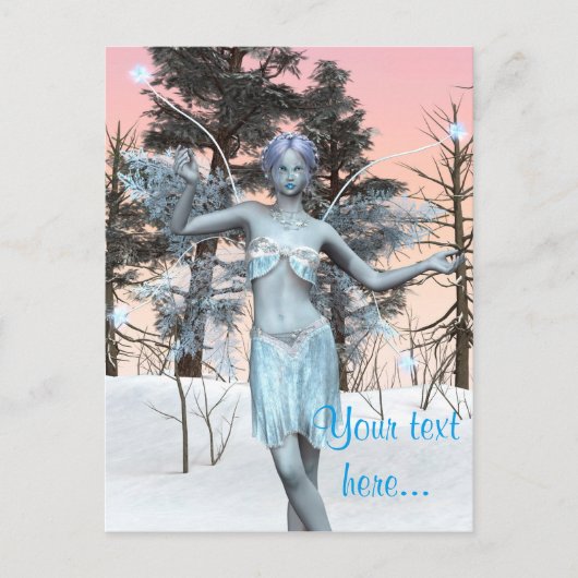 Eisfee Postkarte (Vorderseite)