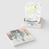 Eisfee Steinuntersetzer (Seitenansicht)