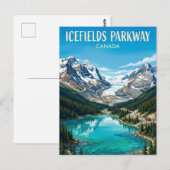 Eisfelder-Parkway Kanada Postkarte (Vorne/Hinten)