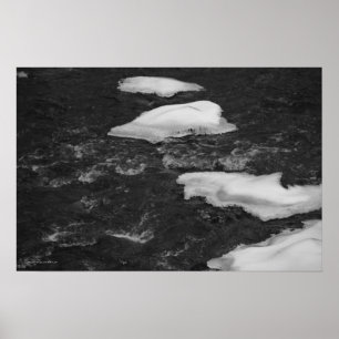 Eisfelsen drucken poster