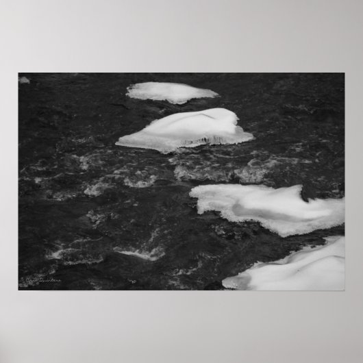 Eisfelsen drucken poster (Vorne)