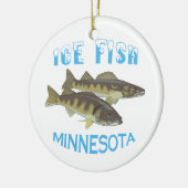 Eisfisch Keramik Ornament (Links)