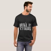 Eisfischen Angeln T-Shirt (Vorne ganz)