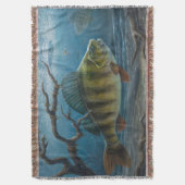 Eisfischen auf Barsche Decke (Vorderseite Vertikal)