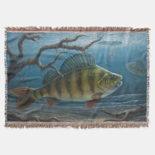 Eisfischen auf Barsche Decke (Vorderseite)