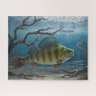 Eisfischen auf Barsche Puzzle