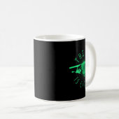Eisfischen - Das Eis ruft - Eisfischer Kaffeetasse (VorderseiteRechts)