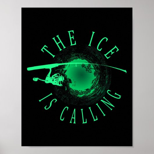 Eisfischen - Das Eis Ruft - Eisfischer Poster (Vorne)