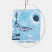 Eisfischen der Liebe I Keramikornament (Links)