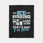 Eisfischen fleecedecke (Vorderseite)