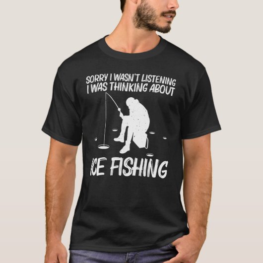 Eisfischen für Männer Eishalle T-Shirt (Vorderseite)