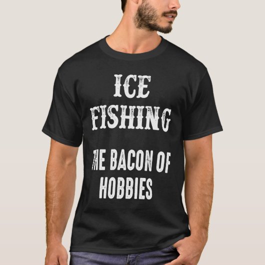 Eisfischen Glücklicher Fischer 1 T-Shirt (Vorderseite)