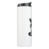 Eisfischen Gott - Thermaltumbler Thermosbecher (Nach links gedreht)