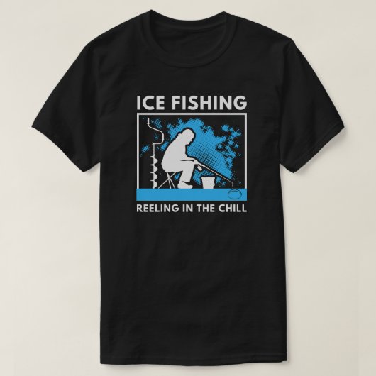 Eisfischen im Kill | Eisfischerei T-Shirt (Design vorne)
