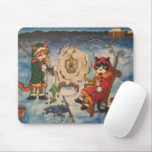 Eisfischen in der Nacht Mousepad (Mit Mouse)