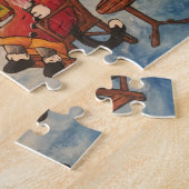 Eisfischen in der Nacht Puzzle (Seite)