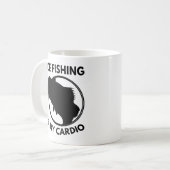 Eisfischen ist mein Cardio Kaffeetasse (Vorderseite Links)