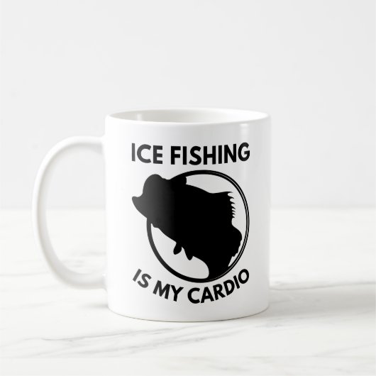 Eisfischen ist mein Cardio Kaffeetasse (Links)