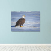 Eisfischen Leinwanddruck (Insitu (Holzboden))