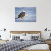 Eisfischen Leinwanddruck (Insitu (Schlafzimmer))