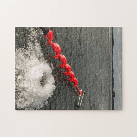 Eisfischen Puzzle (Horizontal)