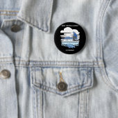 Eisfischen - Winterangler-Design Button (Beispiel)