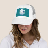 Eisfischen - Winterangler-Design Truckerkappe (Beispiel)
