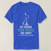 Eisfischen Winterurlaub Schneesport Lounge T-Shirt (Design vorne)