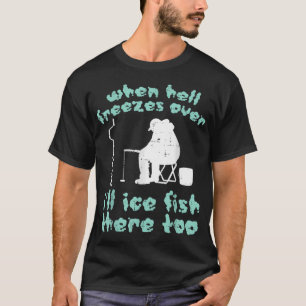 Eisfischende Eisbär-Mutter T-Shirt