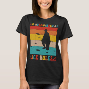 Eisfischer-T-Shirts Ich bin umgeben von Eisloch-An T-Shirt