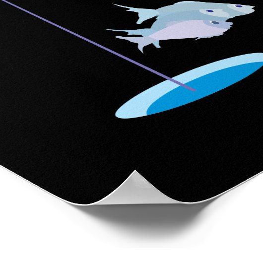 Eisfischerei auf Pinguin 2 Poster (Ecke)