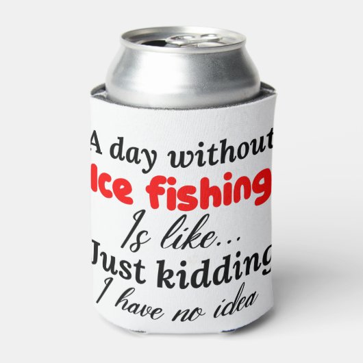 Eisfischerei Dosenkühler (Kanne Vorderseite)