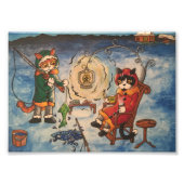 Eisfischerei Fotodruck (Vorne)