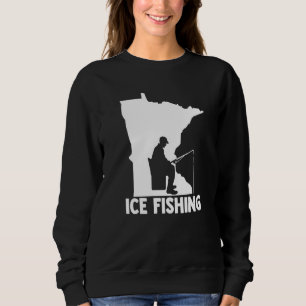 Eisfischerei, grafischer Hochseefang, Eisfischerei Sweatshirt